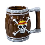 Netavantaj One Piece İskelet Fıçı 3D Tasarım Kupa Bardak