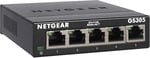 NETGEAR 5 Portlu Gigabit Ağ Anahtarı GS305 | Ethernet Anahtarı | Ethernet Ayırıcı | Tak ve Çalıştır | Sessiz Çalışma | Masaüstü veya Duvara Monte