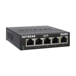 NETGEAR 5 Portlu Gigabit Ağ Anahtarı GS305 | Ethernet Anahtarı | Ethernet Ayırıcı | Tak ve Çalıştır | Sessiz Çalışma | Masaüstü veya Duvara Monte