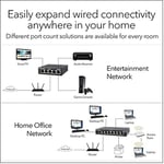 NETGEAR 5 Portlu Gigabit Ağ Anahtarı GS305 | Ethernet Anahtarı | Ethernet Ayırıcı | Tak ve Çalıştır | Sessiz Çalışma | Masaüstü veya Duvara Monte