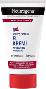 Neutrogena Norveç Formülü El Kremi Parfümsüz, 75 ml - Seçenekler: 75 ml, 150 ml (2 x 75 ml)