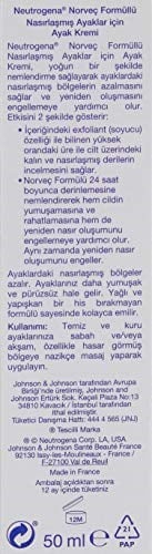 neutrogena norveç formülü nasırlaşmış ayaklar için ayak kremi (50 ml)
