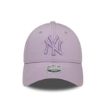 New Era New York Yankees MLB League Essential Tonal Purple 9Forty Adjustable Women Cap