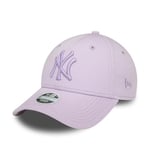 New Era New York Yankees MLB League Essential Tonal Purple 9Forty Adjustable Women Cap