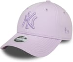 New Era New York Yankees MLB League Essential Tonal Purple 9Forty Adjustable Women Cap