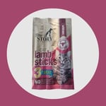 New Story Kedi Ödül Maması, Kuzu Etli Stick, 3'lü Paket, Yumuşak, Yetişkin Kediler İçin