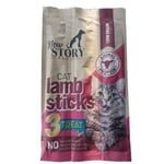 New Story Kedi Ödül Maması, Kuzu Etli Stick, 3'lü Paket, Yumuşak, Yetişkin Kediler İçin