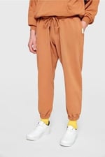 Newold Washed Oversized Unisex Jogger, Tan, XL, 21263322353