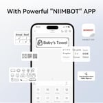 NIIMBOT B1 Etiket Bandı B21 Kendinden Yapışkanlı Etiketleme Bandı 1.5