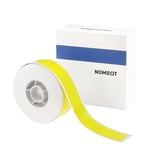 NIIMBOT Termal kablolu etiketler, 12,5 x 109 mm etiket yazıcısı, termal kağıt, D110 D11 D101 H1S etiket yazıcısı ile uyumlu, 65 etiket / rulo (sarı)