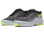 NIKE Air Max Invigor Gymnastics Shoes, Wolf Grey/Volt-Black, 11.5 UK Child