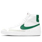 Nike Blazer MID '77 (GS) Basketbol Ayakkabısı, Beyaz Çam Yeşili Çam Yeşili Siyah, 6 UK