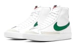 Nike Blazer MID '77 (GS) Basketbol Ayakkabısı, Beyaz Çam Yeşili Çam Yeşili Siyah, 6 UK