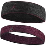 Nike JORDAN HEADBAND CHENILLE 2 PK SİYAH Unisex Saç Bandı SİYAH Tek Ebat