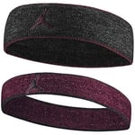 Nike JORDAN HEADBAND CHENILLE 2 PK SİYAH Unisex Saç Bandı SİYAH Tek Ebat
