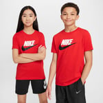 Nike K NSW Tişört Futura Hbr Üniseks Çocuk Tişörtü