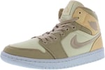 Nike Kadın Basketbol Ayakkabısı, Muslin/Çöl -Celestrial Gold, 8.5