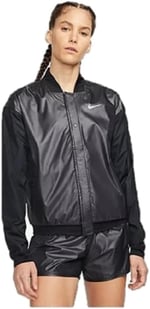 NIKE Swoosh Run Kadın Koşu Ceketi Siyah/beyaz Kadın Beden Medium M, siyah, M M