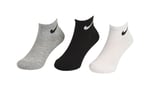 NIKE Unisex Kinder Basic No Show 3pk Socken (1er Pack)