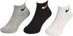 NIKE Unisex Kinder Basic No Show 3pk Socken (1er Pack)