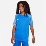 Nike Y NK DF Academy JSY SS, Unisex Spor T-Shirt, Mavi, S Beden