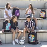 Nikidom Unisex Genç Okul Sırt Çantası Model Roller Up Supergirl Sırt Çantası, Çok Renkli (Çok Renkli), Tek Beden