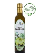 Nil Baharat Organik Körpe Elma Sirkesi 500 ml (Karadeniz Bölgesi Ne Has Körpe Elmalardan) kolay Içimli