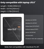 Nillkin Dizüstü Bilgisayar Kılıfı 15,6 inç (3'ü 1 arada), Ayarlanabilir Stand ve Mouse Padli MacBook Kılıfı, 2 Stand Modu, 15 inç Dizüstü Bilgisayar Kılıfı, MacBook Aksesuarları, Chromebook/HP 13-15.6