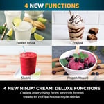 Ninja CREAMi Deluxe 10-in-1 Dondurma ve Frozen Makinesi NC502EU - Seçenekler: 10 in 1 siyah, 13'ü 1 arada
