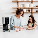 NINJA Creami NC301LAA Dondurma Makinesi Karışımları Smoothies Shakes Shakes Smoothies 7 Tek Dokunuşlu Programlar Kapaklı 2 Kap Kompakt Boyut Gümüş