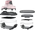 Ninja CRISPi 4-in-1 Taşınabilir Cam Hazneli Pişirme Sistemi, Pembe