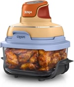 Ninja CRISPi 4-in-1 Taşınabilir Cam Hazneli Pişirme Sistemi, Siyah