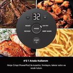 Ninja CRISPi 4-in-1 Taşınabilir Cam Hazneli Pişirme Sistemi - Blue FN101EUGY