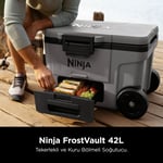 Ninja FrostVault Tekerlekli Cooler 42 Litre Gri