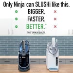 Ninja Slushi FS301 RapidChill Teknolojisine Sahip Profesyonel Yapıcı, 85 Oz İçecek ve Slushie Makinesi, 5 Önceden Ayarlanmış Program, Dondurulmuş Margarita, Frappés ve Daha Fazlası, Premium Vurgular,
