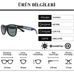 Ninja Turtles NJ19033 Organik Camlı UV400 Çocuk Güneş Gözlüğü
