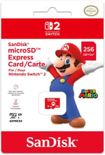 NINTENDO SWITCH 2 MICRO SD CARD SANDISK - MARIO 256GB