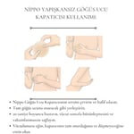 Nippo Vakumlu Göğüs Ucu Kapatıcı Siyah