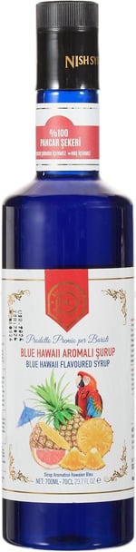 Nish Blue Hawaii Aromalı Şurup 700 ML - P