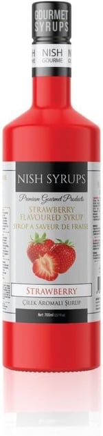 Nish Çilek Aromalı Şurup 700 ml