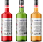 Nish Cool Lime, Berry Hibiskus, Portakal Mango Aromalı Baz İçecek 3'lü Set (3x700 ML)