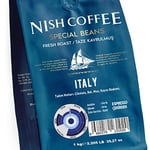 Nish Espresso Kahve Italy 1 Kg- Çekirdek