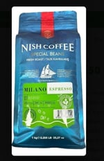 Nish Espresso Kahve Milano 250 gr - Çekirdek