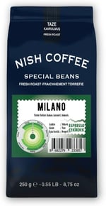Nish Espresso Kahve Milano 2x250 gr - Çekirdek