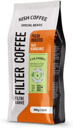 Nish Filtre Kahve Colombia 1 Kg-Öğütülmüş