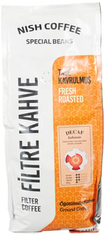 Nish Filtre Kahve Decaf 1 Kg- Öğütülmüş
