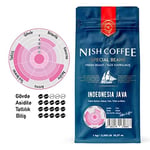 Nish Filtre Kahve Endonezya Java 1 Kg 3'lü Set (3x1 Kg) -Öğütülmüş