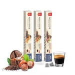 Nish Kahve Aromalı Kapsül Kahve 3'lü Set Karamel Fındık Portakal 30 Adet