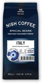 Nish Kahve Espresso İtaly 250 Gr-Çekirdek