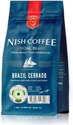 Nish Kahve Filtre Kahve Brazil Cerrado 1 Kg-Öğütülmüş
